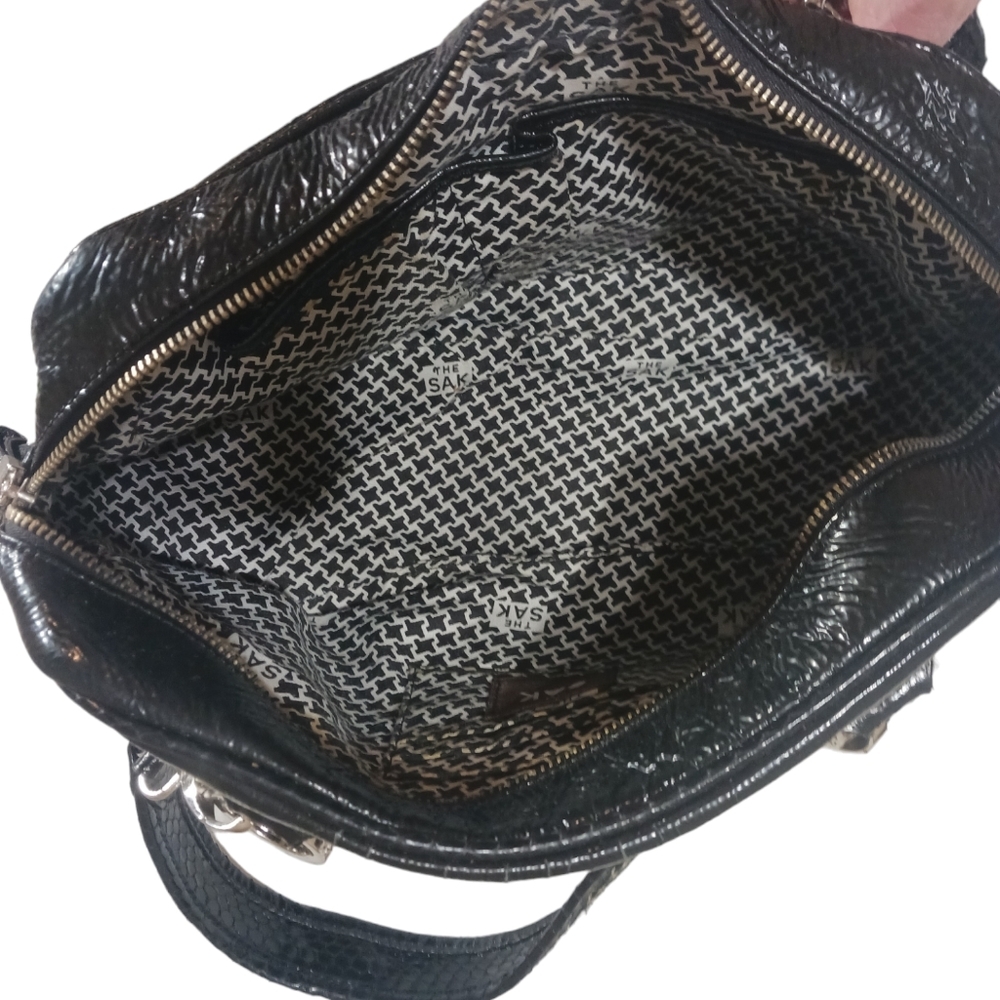 The Sak Unique Patent Leather Shoulder Bag - Picture 5 of 16